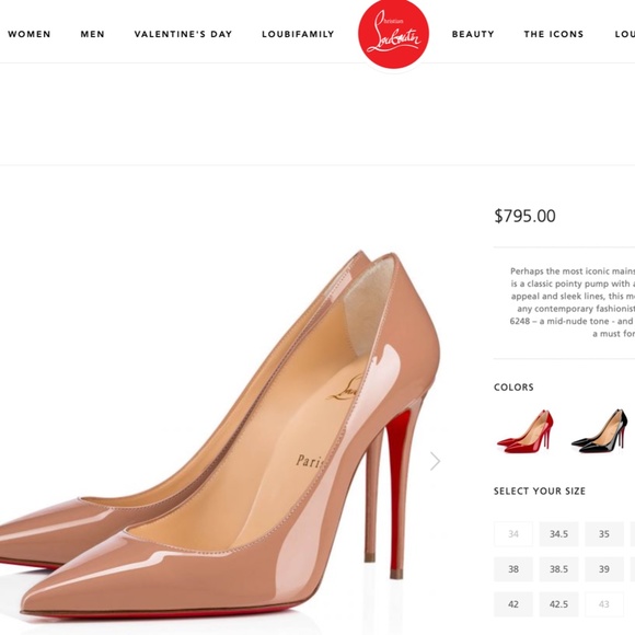 NEW IN BOX Christian Loubutin Kate 100 patent nude Size EU 39 / US 9 Retail $795 - Picture 12 of 12